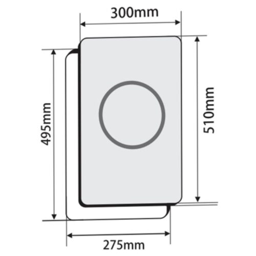 Kích thước bếp từ đơn Faster FS 113DI