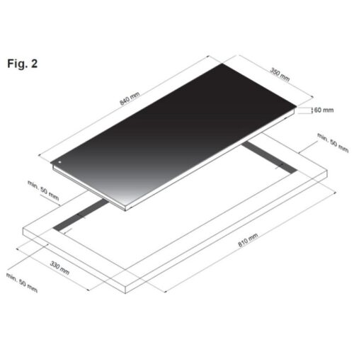 Kích thước bếp từ DUDOFF London IVY F3B ( IH-F3B)
