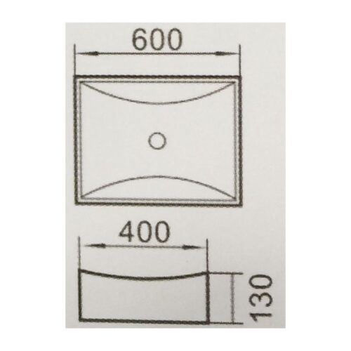 Kích thước chậu rửa Govren LAD-003