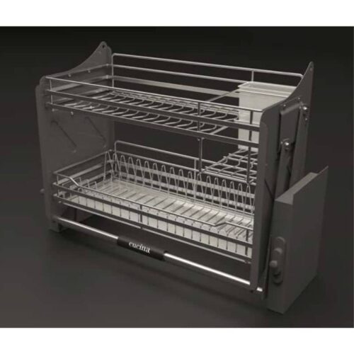 Ảnh thực tế Bộ rổ bát đĩa Hafele Lento 504.76.143 900mm