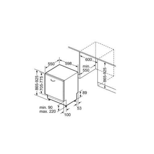 Thiết kế của Máy rửa bát Siemens SX65ZX49CE