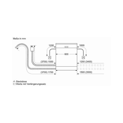 Kích thước máy rửa bát âm toàn phần Bosch SMV6ECX69E