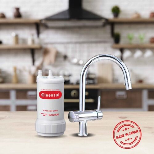 Ảnh thực tế của thiết bị lọc nước tích hợp Cleansui EU201