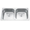 Chậu rửa bát inox 2 hố Gorlde GD-5304 2 chau rua chen bat gorlde gd 5304