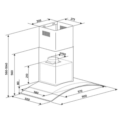 kich thuoc may hut mui ap tuong binova bi 6688 iso 09 1