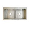 chau rua bat inox 2 ho bosseu bs304.8245cs2