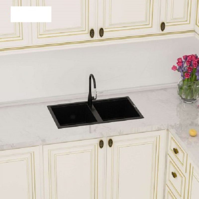 Ảnh chậu rửa bát Konox Granite Sink Phoenix Smart 860 Black Ảnh chậu rửa bát Konox Granite Sink Phoenix Smart 860 Black
