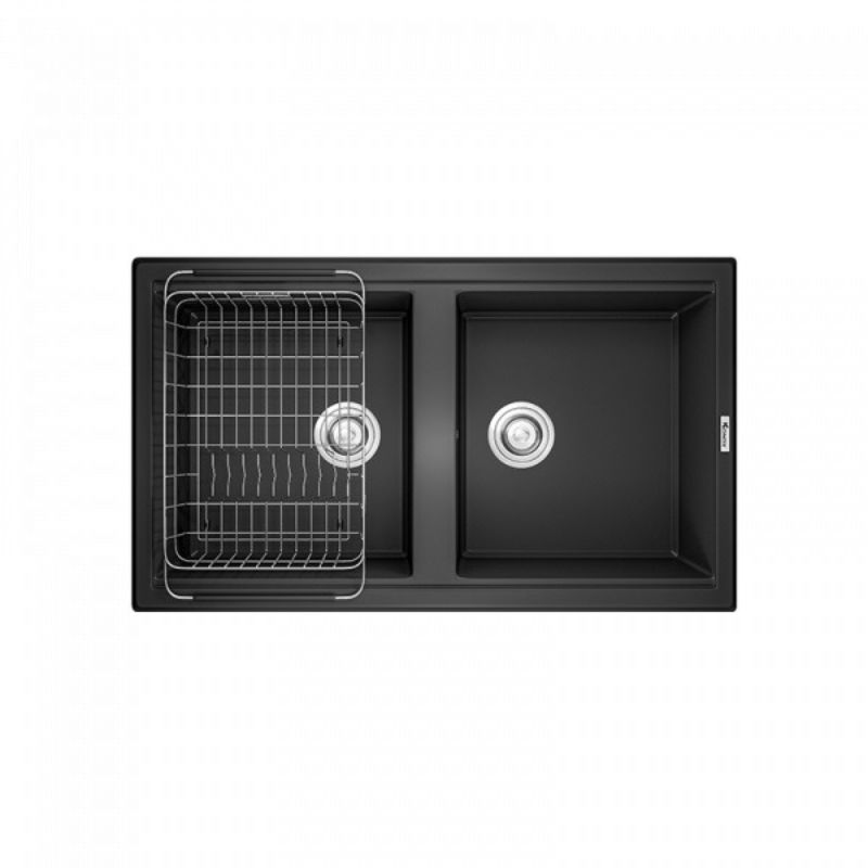 Chậu rửa bát Konox Granite Sink Phoenix Smart 860 Black Chậu rửa bát Konox Granite Sink Phoenix Smart 860 Black
