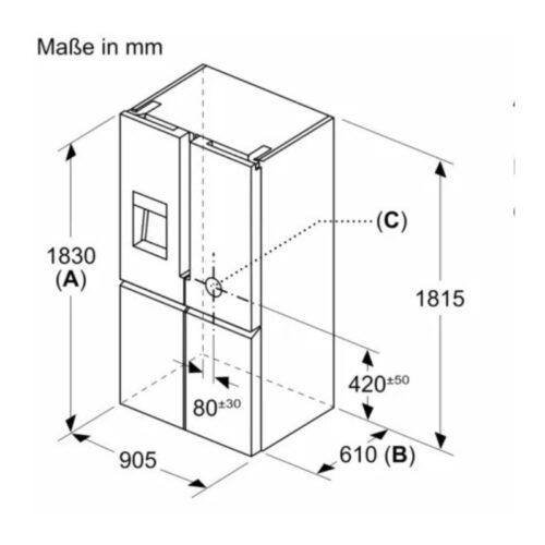 kich thuoc tu lanh siemens kf96dppea