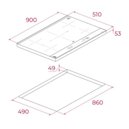 kich thuoc bep tu teka 5 vung nau van gogh ibf 95 fst vg lap am