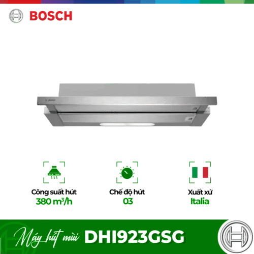 Máy hút mùi âm tủ Bosch DHI923GSG