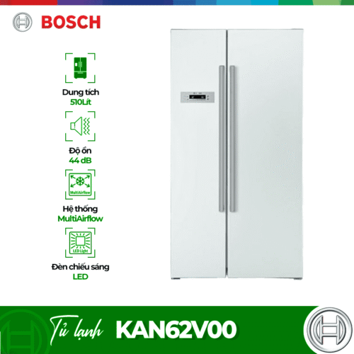 Tủ lạnh Bosch KAN62V00 trắng sữa