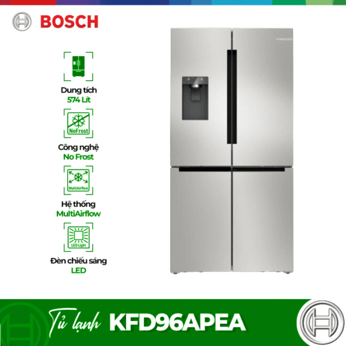 Tủ lạnh 4 cánh 574 lít Bosch KFD96APEA