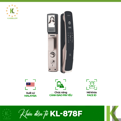 Khóa điện tử Kassler KL-878F/ Khóa vân tay
