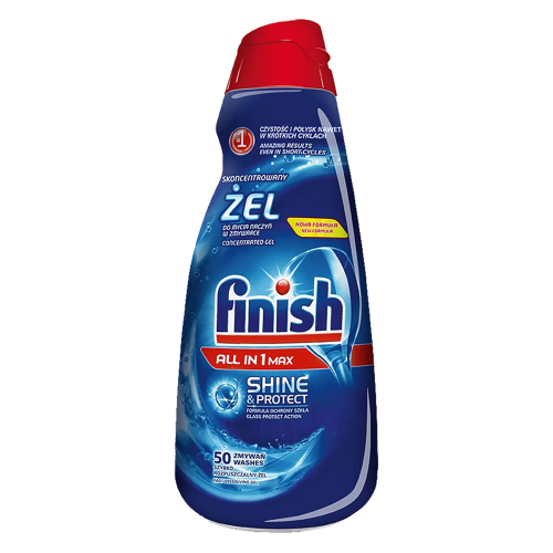 Gel rửa bát Finish Power All in 1 Max chai 650ml